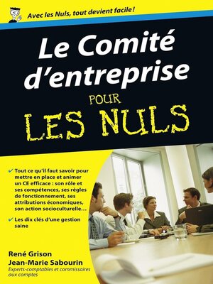 cover image of Le Comité d'entreprise Pour les Nuls